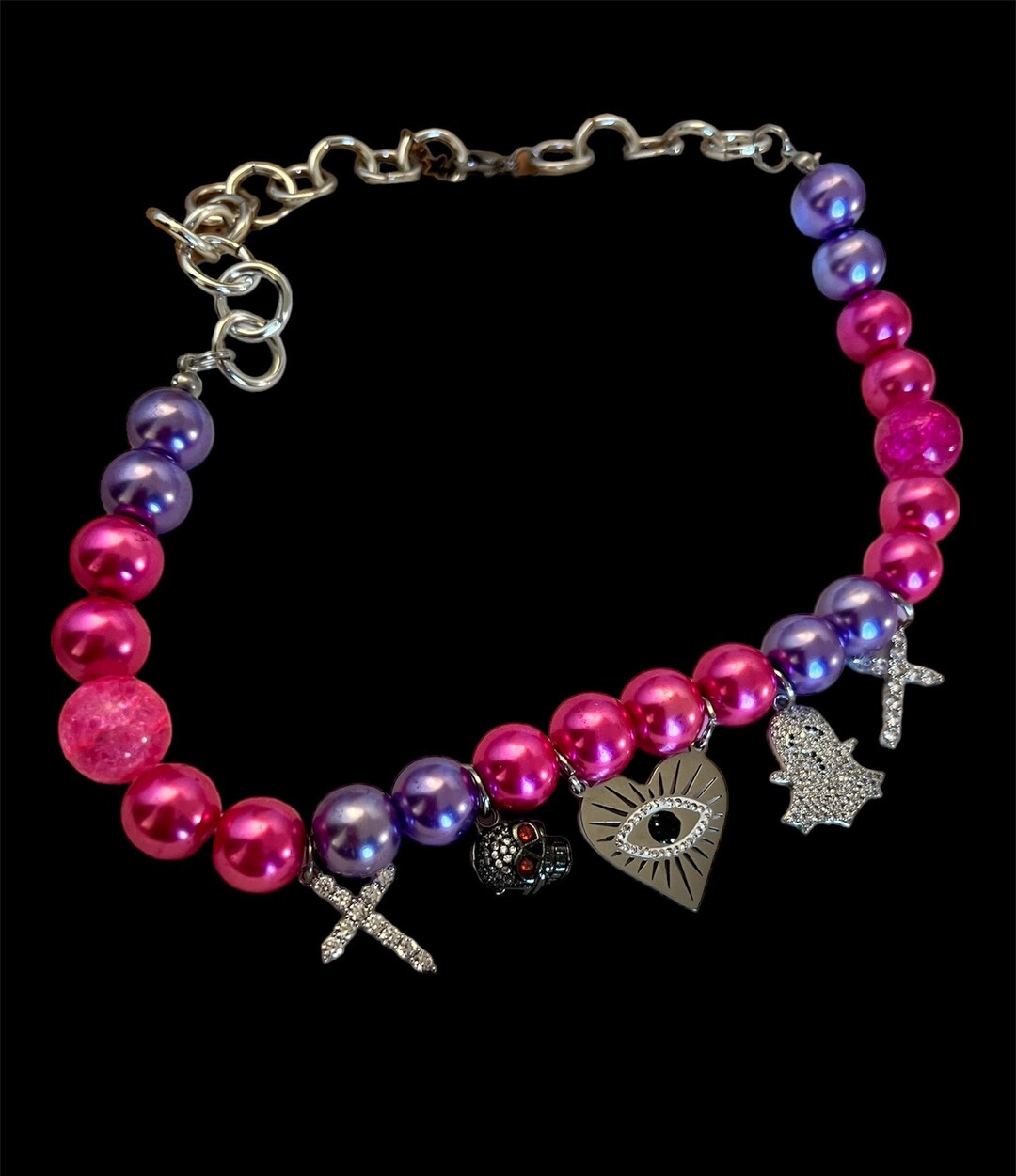 Set Di 3 Braccialetti Elastici Con Lettere Halloween Boo, Spooky