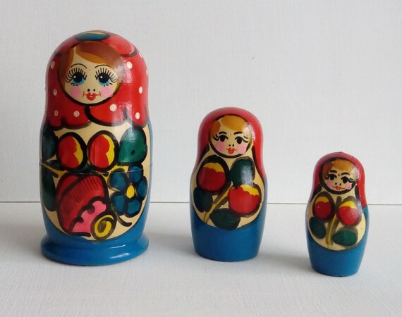russian nesting dolls etsy