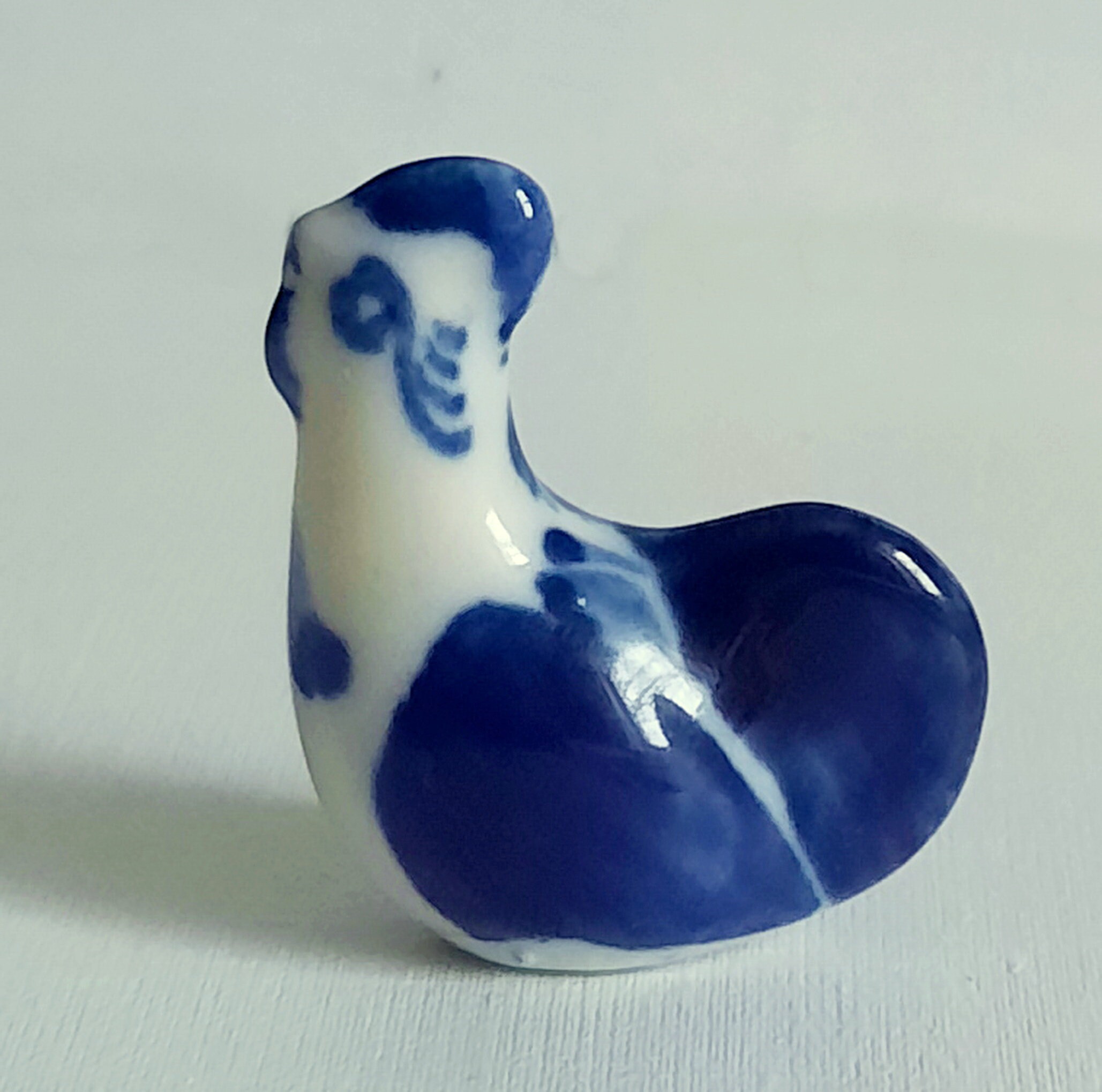 Russian Gzhel Porcelain Animal Figurine Little Figurines Etsy