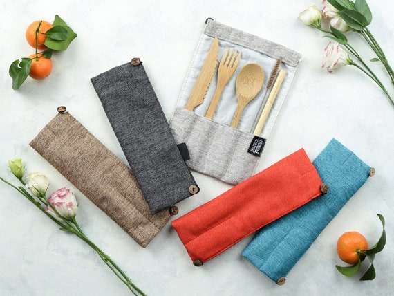 Set Di Utensili Da Viaggio Posate Portatili Riutilizzabili Con Custodia Il Pranzo, Campeggio, Scuola, Picnic 251023 Da 12,12 € | DHgate