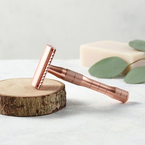 Safety Razor for Women & Men • Eco Friendly Metal Shaving Razor • Zero Waste Gift • Reusable DE Razor • by Jungle Culture