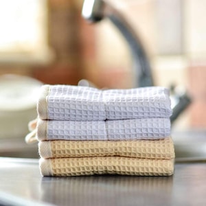 Kitchen Dish Cloths • All Purpose Natural Cleaning Cloth • Premium Absorbent Reusable Washable Sisal Cloths