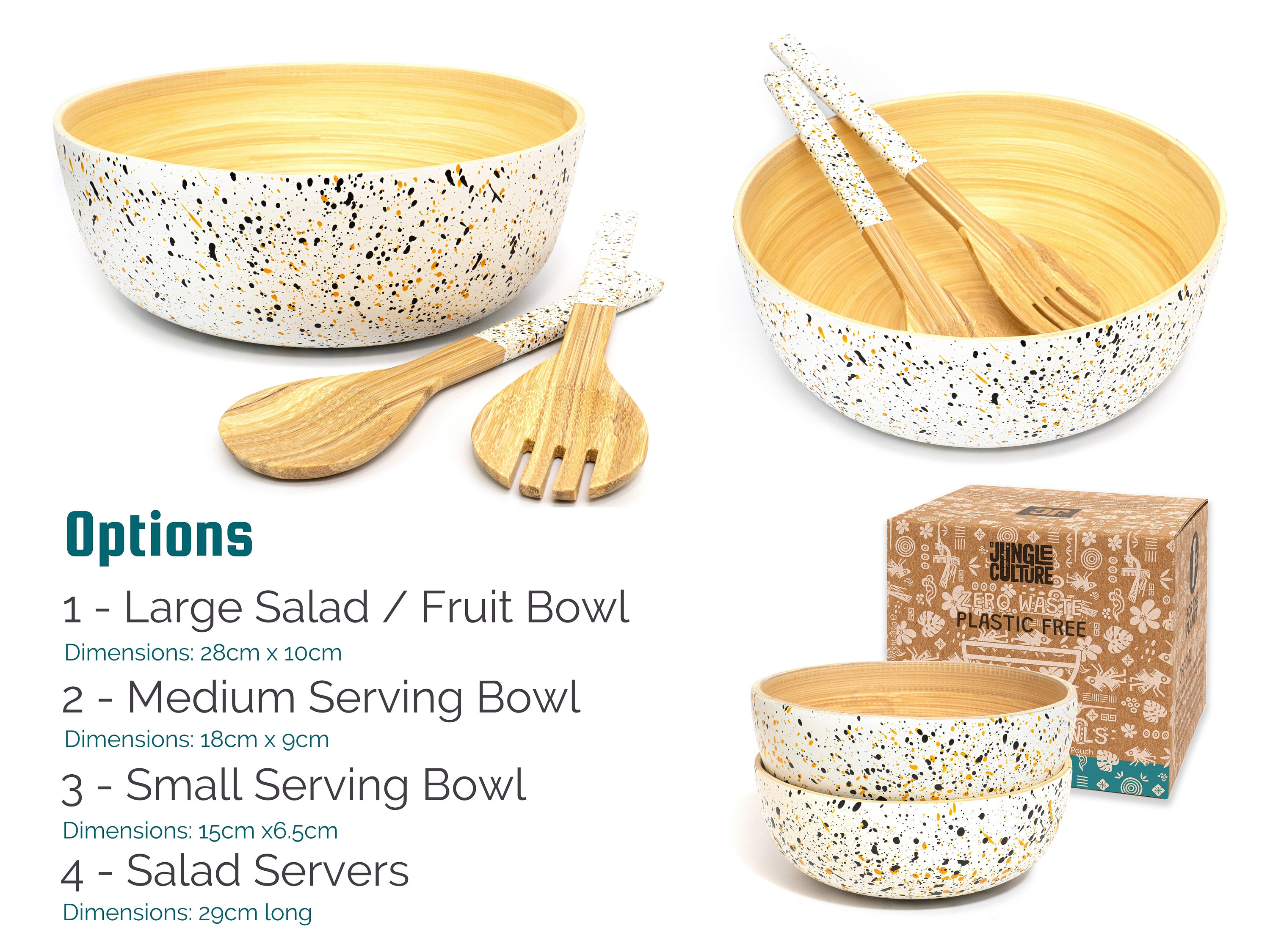 X-Large Salad Bowl with Servers