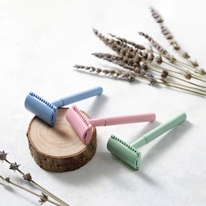 Zero Waste Safety Razor For Women | Double Edge Metal DE Razor | Earth Friendly Shaving | Natural Sustainable Bathroom