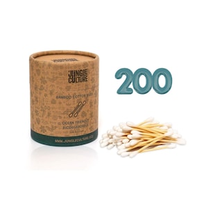 Bamboo Cotton Buds: Eco-Friendly Plastic-Free Swabs