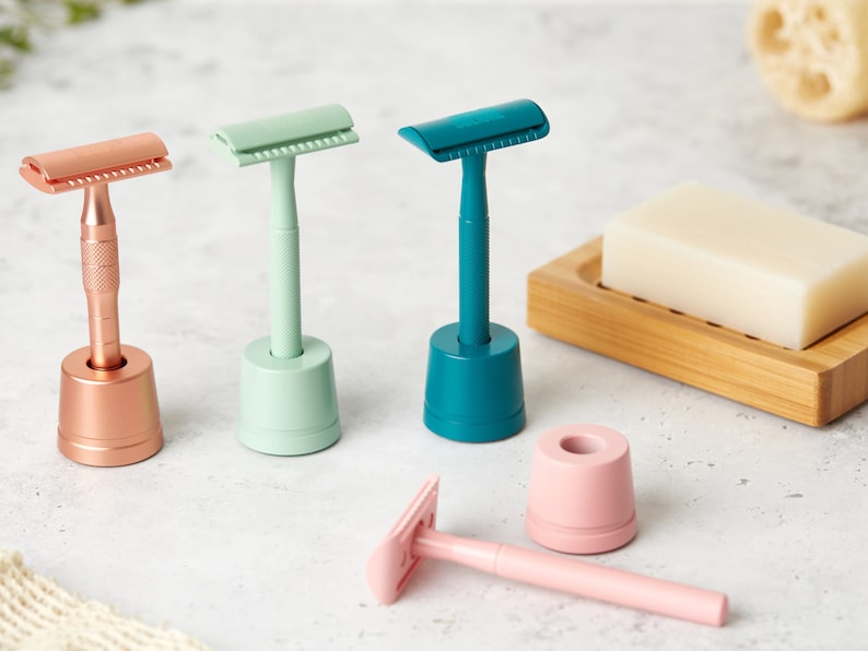 Reusable Safety Razor for Women \u2022 Compatible with all Double Edge Razor Blades \u2022 Eco Friendly Zero Waste Shaving \u2022 Plastic Free
