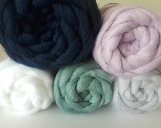 Roving Yarn. 100 Acrylic Super Bulky Yarn. Medium 6 Roving Yarn. Arm