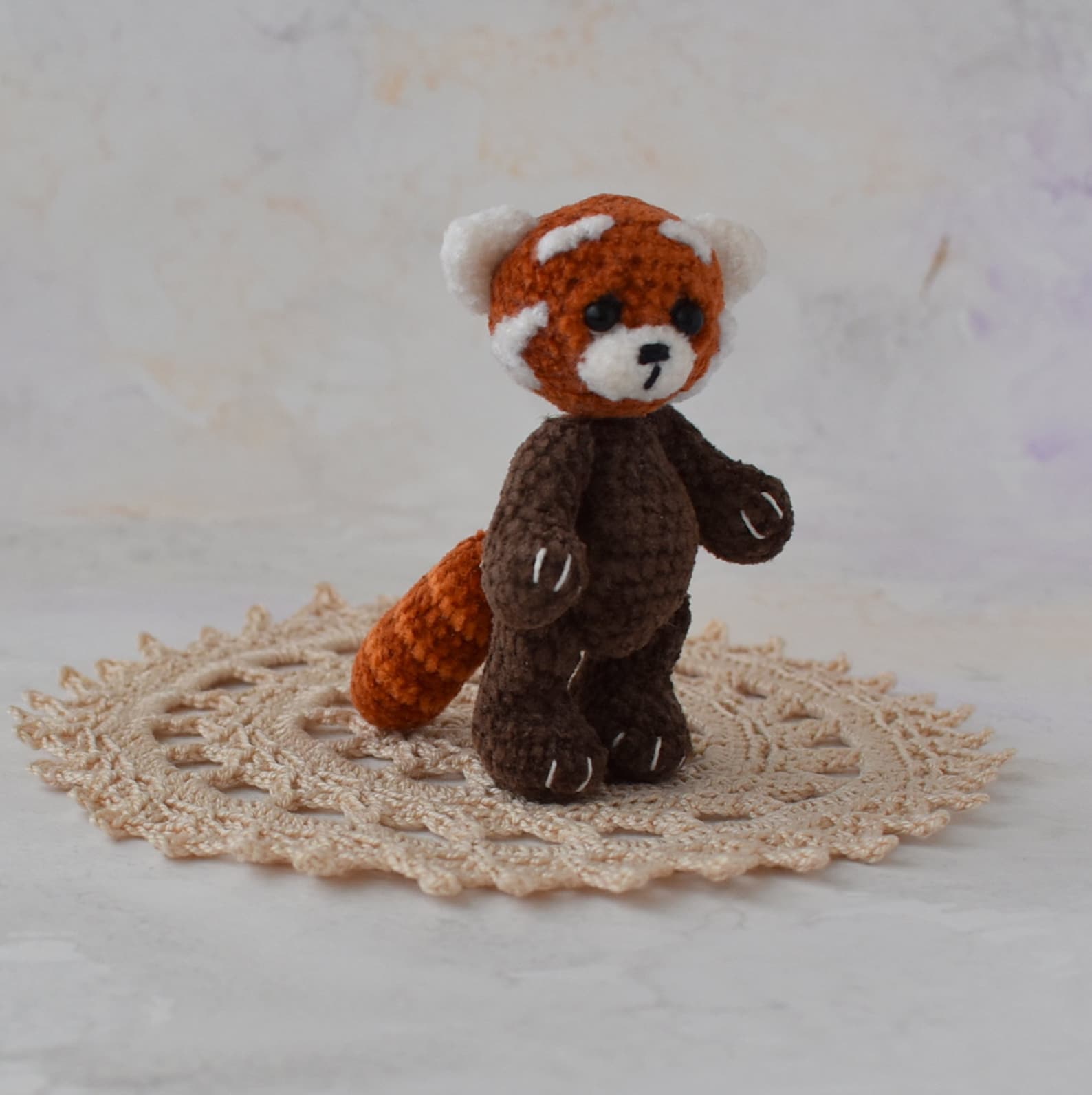 Little red Panda crochet red Panda amigurumi animals Etsy