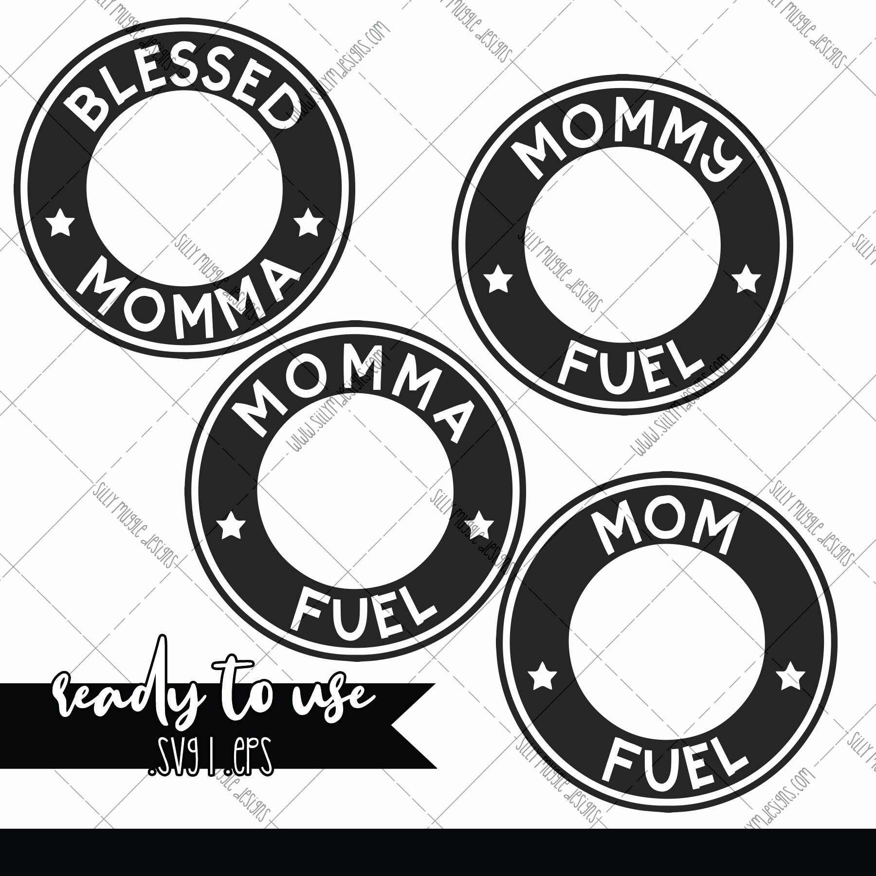 Mom SVG Bundle | Starbucks Logo Decal Add On