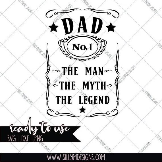 Download Father's Day svg Dad Whiskey Label DXF PNG | Etsy