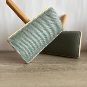 Carder à main pour laine 2 pièces, peignes à carder, brosse à carder, carder à mélangeur, peignage de laine, brosse à laine, brosse à carder la lainecardage.