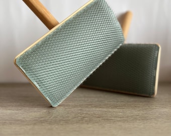 Hand Carders for Wool | Pair of Fiber Carding Brushes for Spinning & Felting