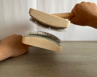 Cardatrice In Lana, Spazzole Cardanti Per Lana,Spazzola In Lana