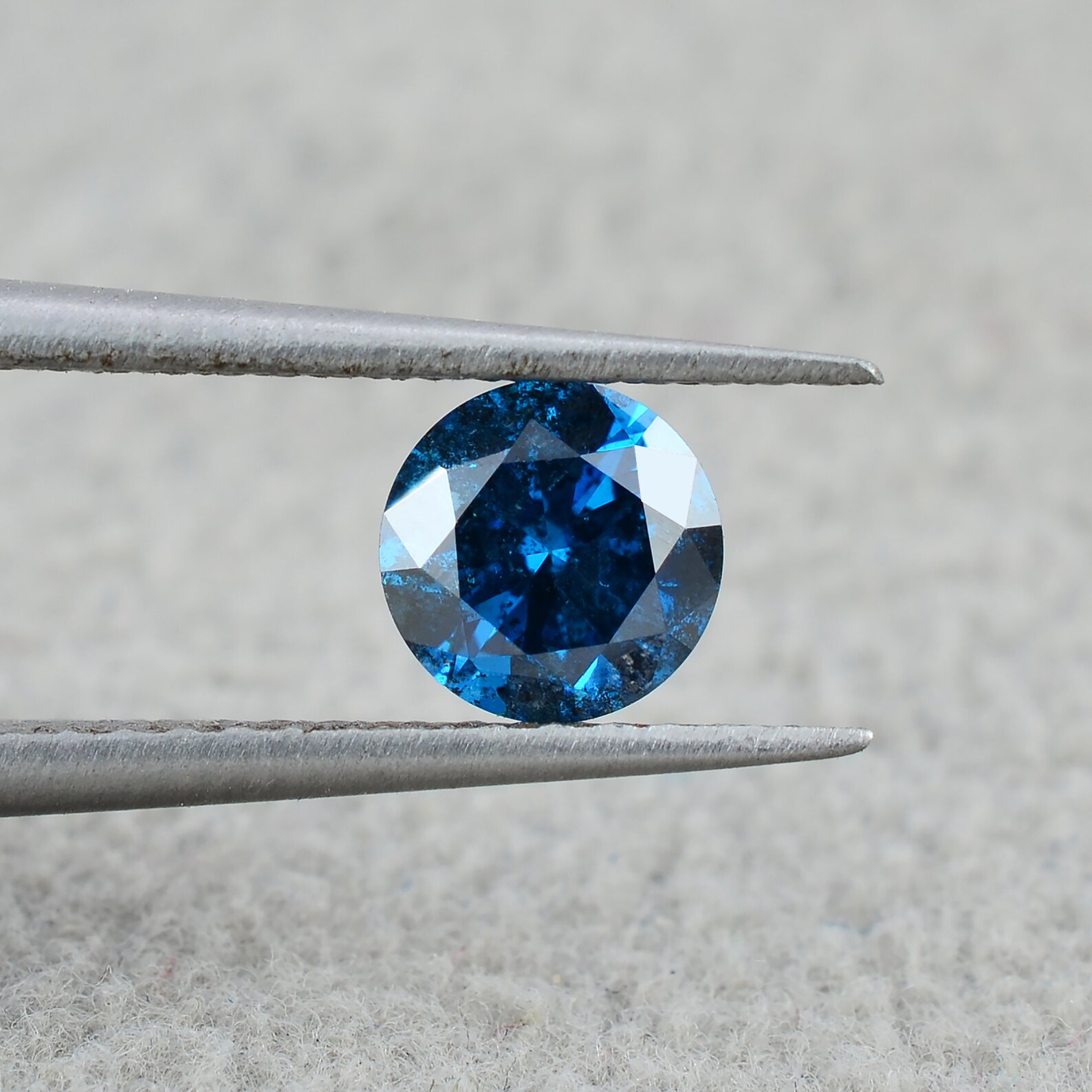 Sale 1 Piece 5.0 MM Natural Blue Loose Diamond Solitaire Etsy