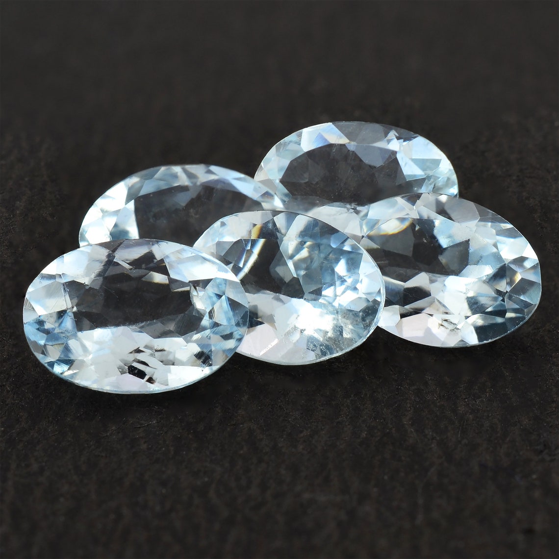 Sale Natural Loose Aquamarine Gemstone Lot 7.0x5.0 MM Oval Etsy