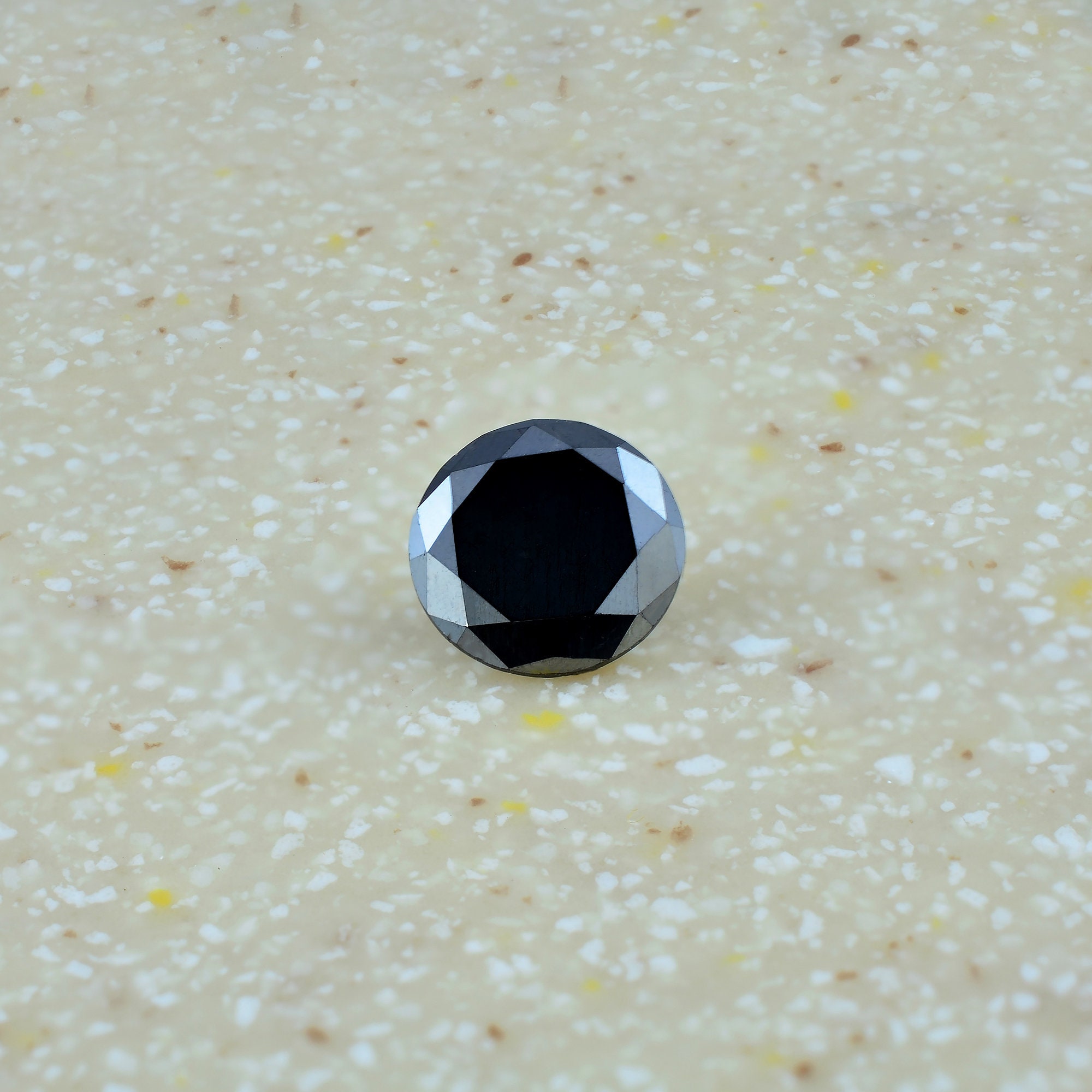 Sale 6.00 MM Natural Loose Black Diamond Loose Black Etsy