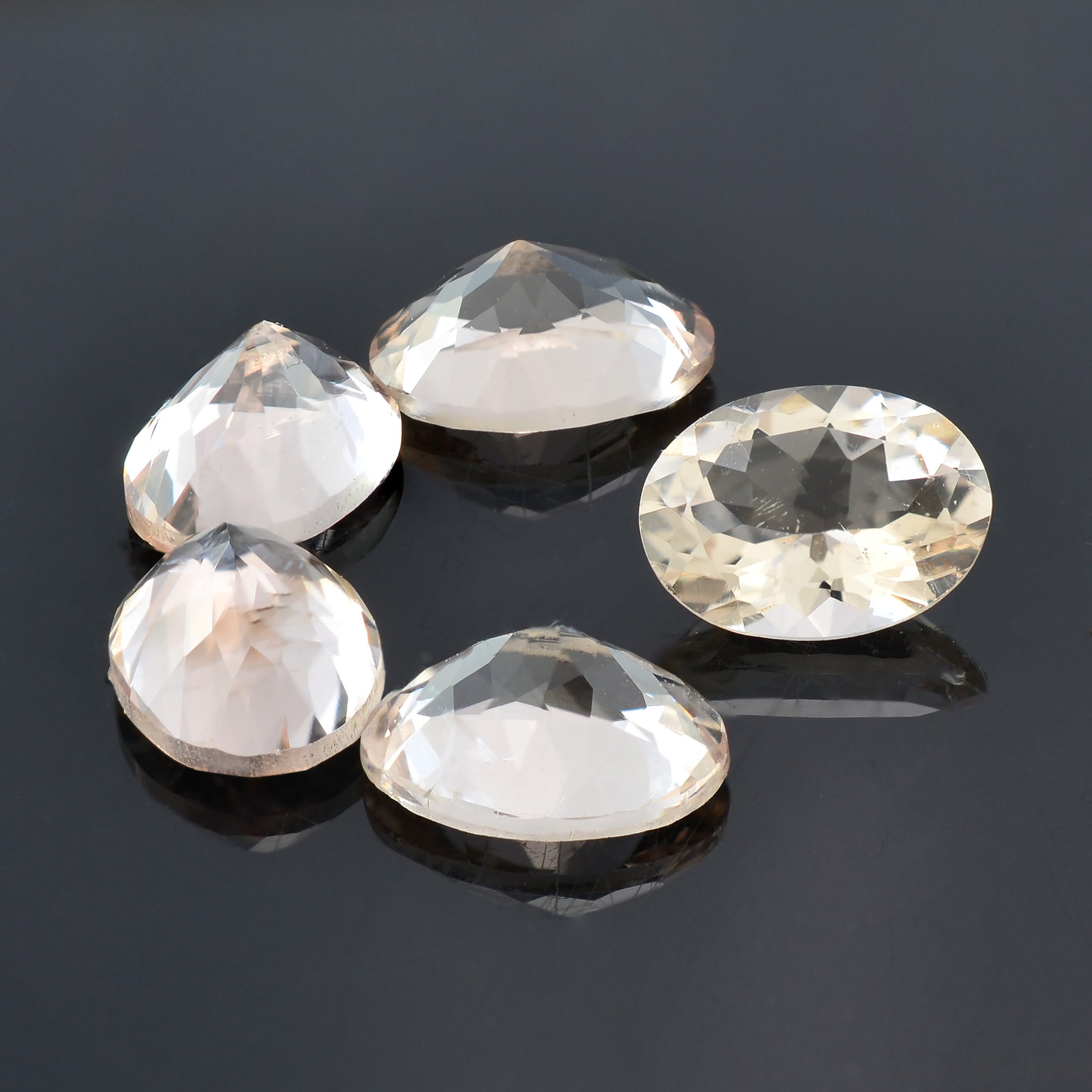 Sale 10 Pieces Natural Genuine Gemstone 5.0X4.0 Etsy