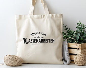 Teacher gift for your class work, gift for teacher, farewell gift for colleague, teacher cloth bag printed for the start of your traineeship