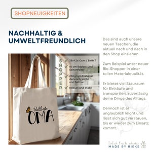 Shop Neuigkeiten von Made By Rieke über das neue Produkt. Ein naturfarbener Shopper aus Bio Baumwolle mit 10 cm Seiten- und Bodenfalte. Robuste Materialstärke mit 250g/qm. Maße 38cm breit, 42 cm hoch und 10 cm tief.