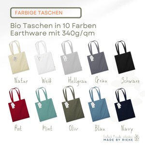 Lehrerin Geschenk Tasche 'Schultüte' Geburtstagsgeschenk Kollegin, Jutebeutel zum Schulwechsel personalisiertes Geschenk für Lehrerin Bild 8