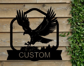 Bald Eagle Monogram