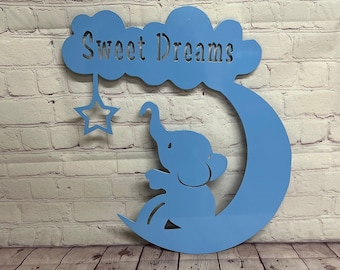 Custom Baby Announcement Metal Art Sign
