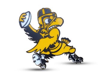 Iowa Hawkeyes Vintage Football Herky