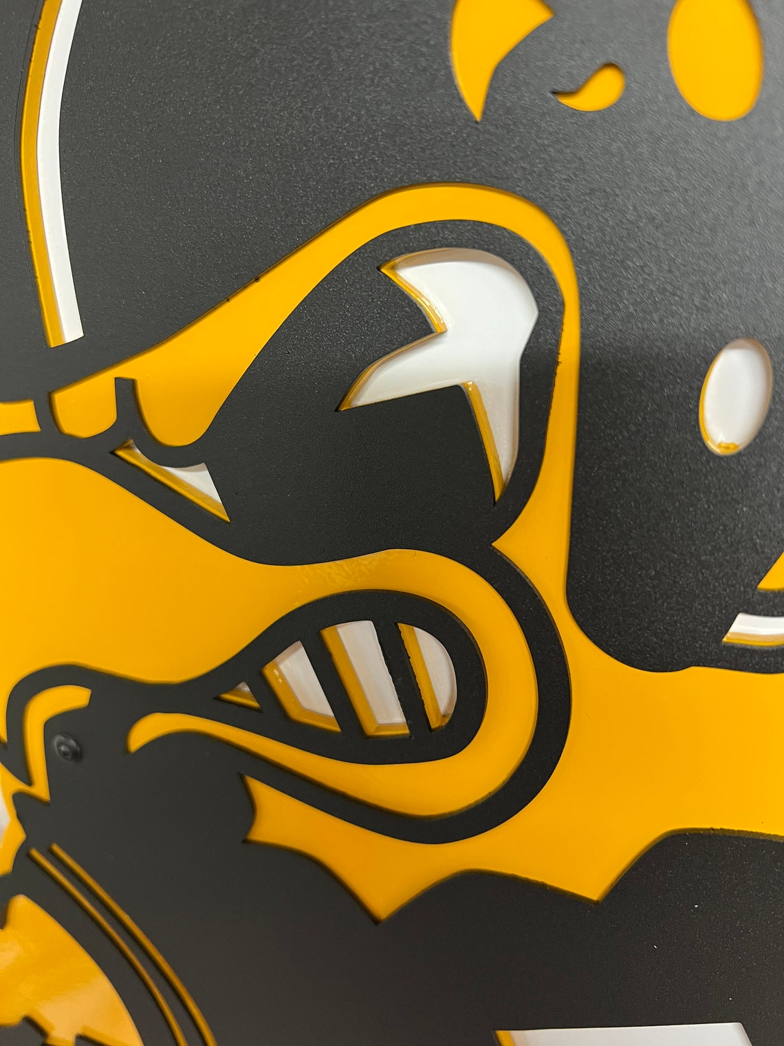 Licensed Iowa Hawkeye Football Yard Stake 12 Gauge Powder Etsy