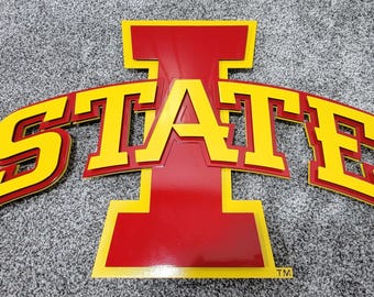 Iowa State "I" with "State"