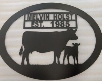 Customized Family Farm Sign