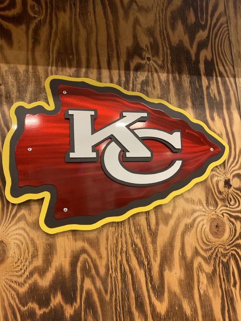 Kansas City Chiefs Metal Art Etsy