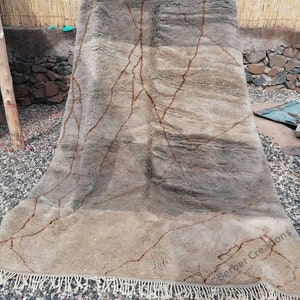 Moroccan rug  light brown , Berber carpet , Genuine Wool rug , area rug ,Handmade rug, boho style, Area rug, Tapis berbere, Teppich