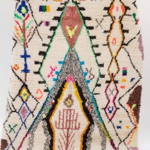 Authentic Moroccan rug , Berber carpet , Genuine Wool rug , 8x10 rug,custom size,Handmade rug, boho style, Area rug, Tapis berbere, Teppich image 3