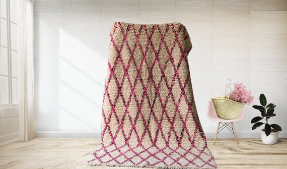 【新品/一点物】モロッコのベルベルラグ 105×68　No.2 新品/一点物】モロッコのベルベルラグ 105×68 No.2 ラグ・カーペット