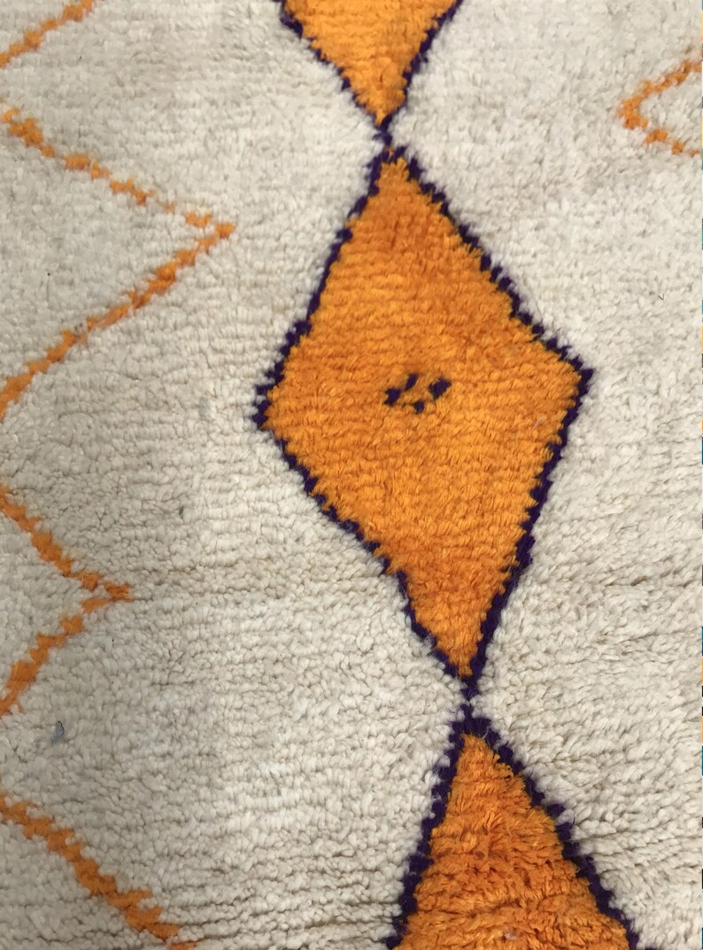 Authentic Moroccan Rug Yellow Berber Carpet 8x10 Etsy