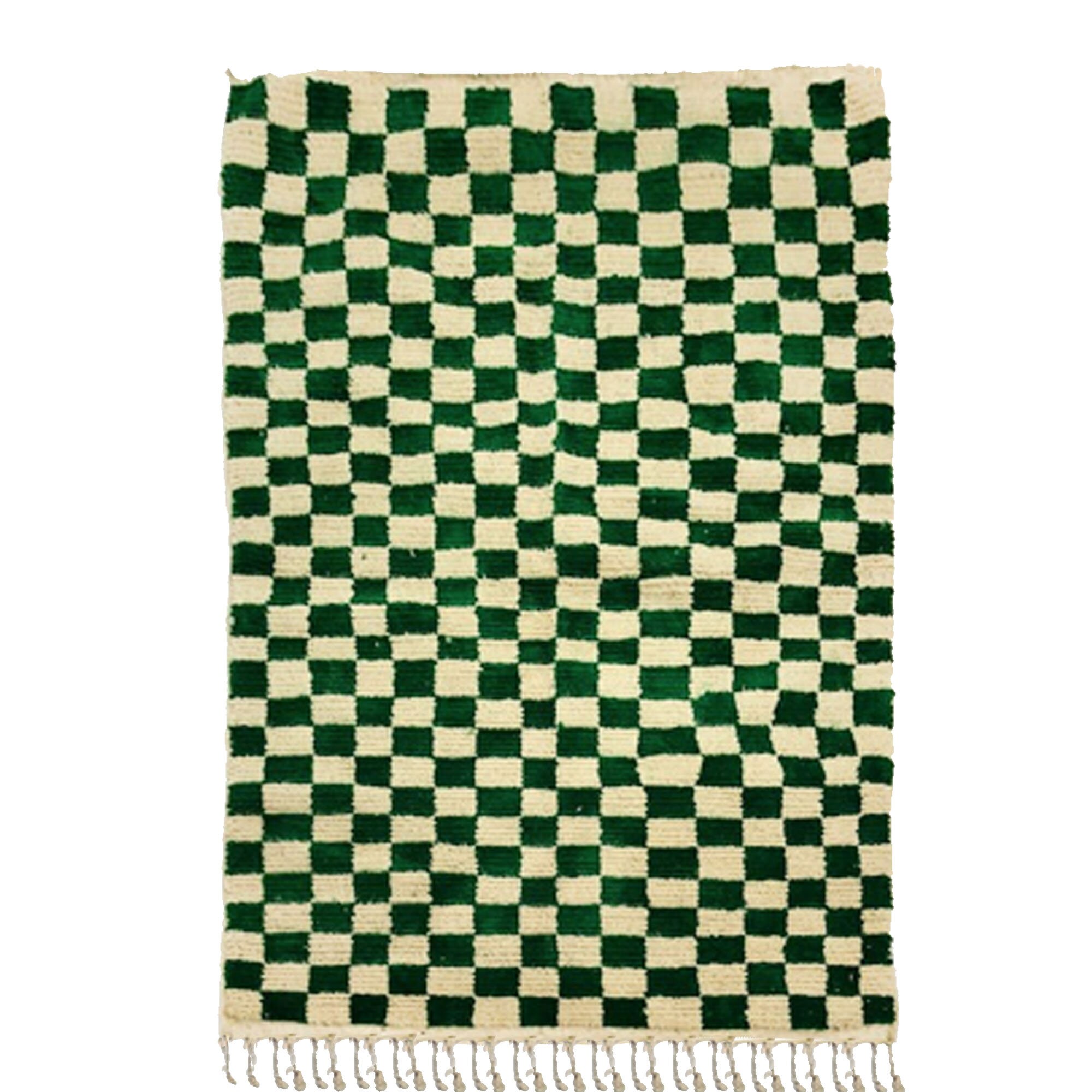 Moroccan Checkered Rug Green Checkered Rug Checkered Area Etsy UK