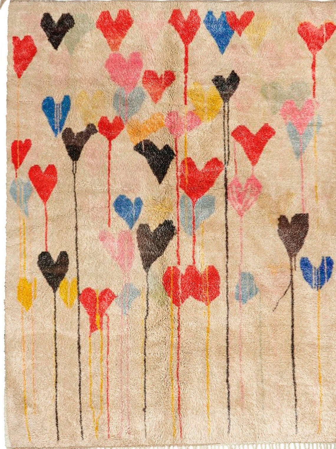 Unique Beni Rug Authentic Moroccan Rug Berber Carpet Etsy