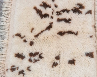 Klein Marokkaans tapijt 2&#39;x2&#39;, handgemaakt wollen tapijt, klein Berber tapijt, monster Beni Mrirt tapijt