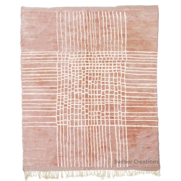 Pink Moroccan Rug Etsy