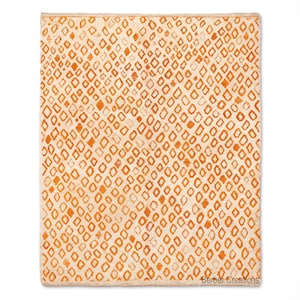 Moroccan  Rug Orange, Berber Area Rug , Moroccan shag rug, Beni Ourain rug,  Beni Mrirt Rug, Authentic Berber Wool Rug
