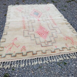 Moroccan rug pink, Authentic Moroccan rug, pink area rug, Handmade rug, Beni Mrirt rug, Area rug, Tapis berbere, Teppich