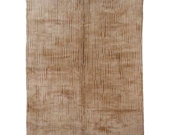 Tan Moroccan rug , Handmade wool rug, Luxury Beni Mrirt rug, area rug 8x10 , Genuine Wool rug , Handmade rug, Area rug
