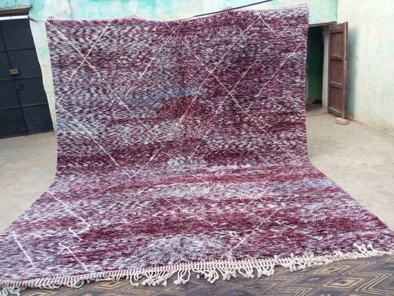 モロッコ ベニ ウラン ラグ 10x12、大型ベルベルラグ、モロッコ ラグ