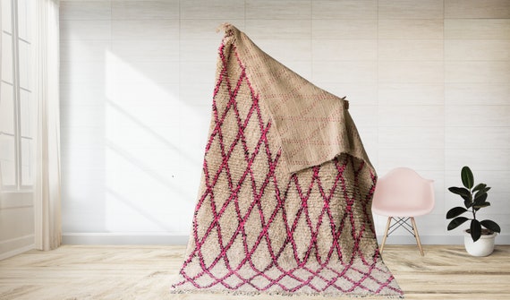 【新品/一点物】モロッコのベルベルラグ 105×68　No.2 新品/一点物】モロッコのベルベルラグ 105×68 No.2 ラグ・カーペット