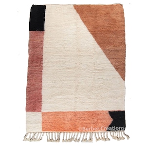 Moroccan Rug, Pink rug, Berber Rug, Natural Rug, handmade wool Rug, Handwoven Rug, Modern Rug for Living Room
