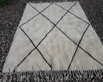 Beni Ourain Teppich 200 x 150 cm - marokkanischer Teppich, Berber Teppich, Beni Ourain, Beni Ourain Teppich, Beni Ourain Teppich