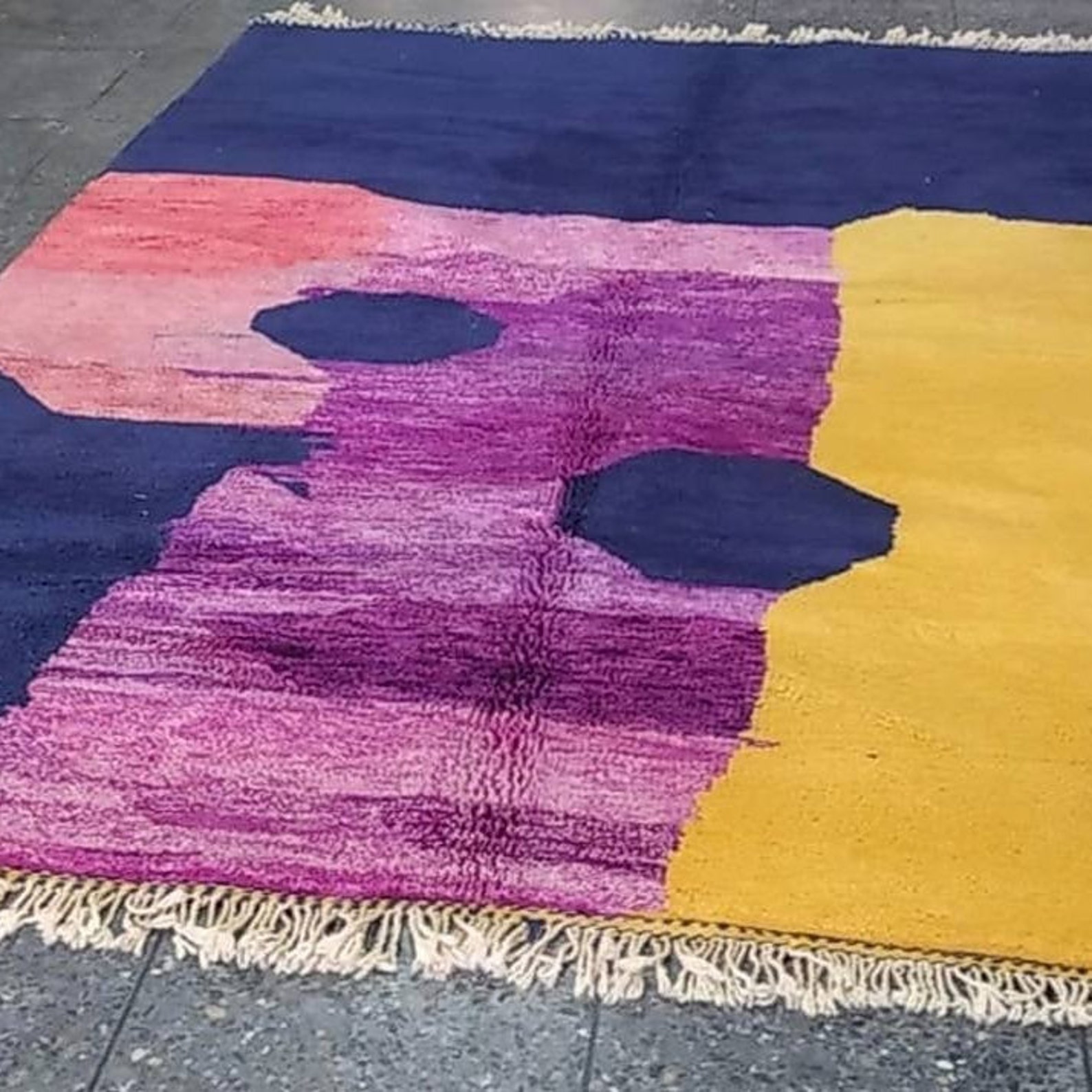 Beni Ourain Rug 8x10 Moroccan Rug 8x10 Berber Carpet Etsy