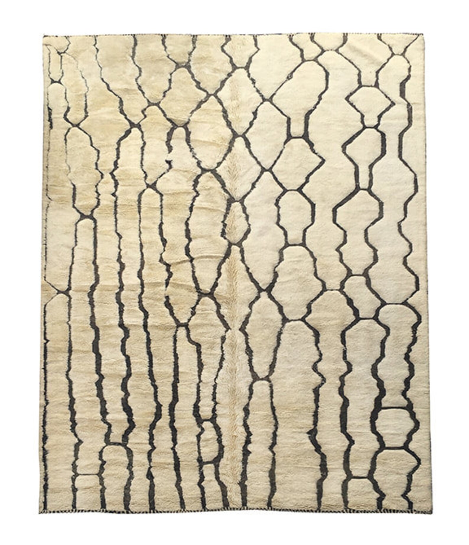 Moroccan Rug Beni Ourain Rug Genuine Wool Rug moroccan Etsy