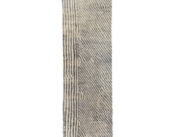 Striped Moroccan Runner rug- Hallway runner - Moroccan rug - Berber carpet  - Handmade rug