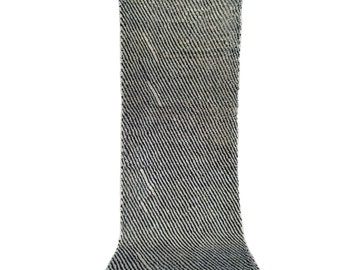 Striped Moroccan Runner rug- Black White Hallway runner - Moroccan rug - Berber carpet  - Handmade rug